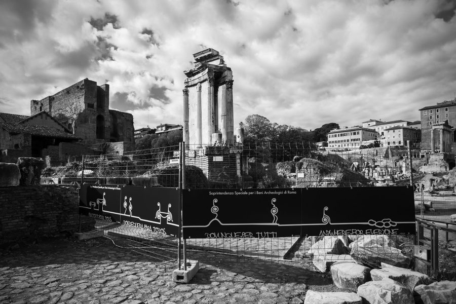 ROMAN FORUM VISITING PATHS